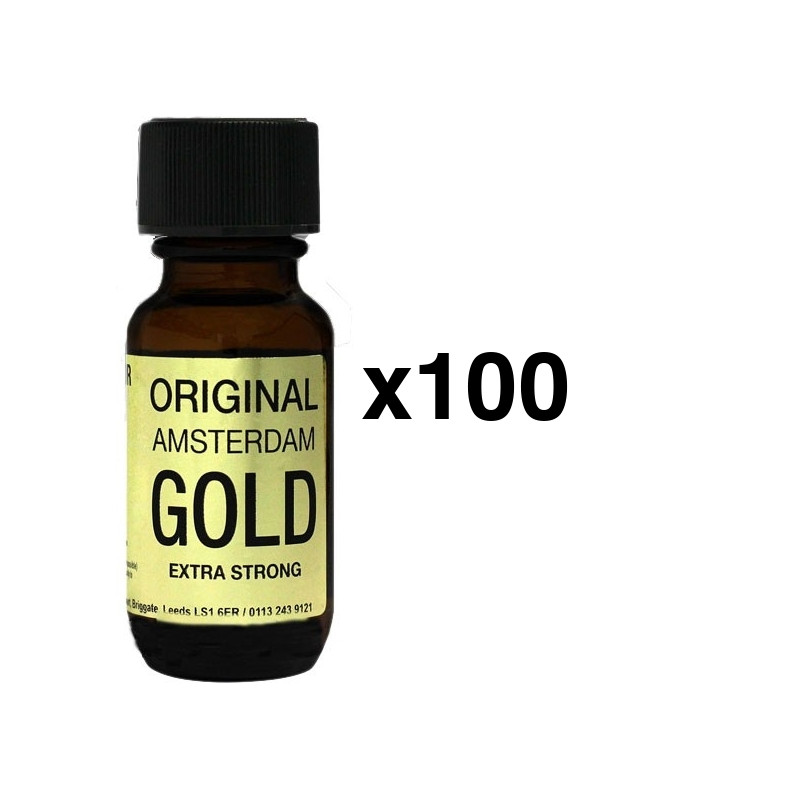UK Leather Cleaner Original Amsterdam Gold 25mL x100